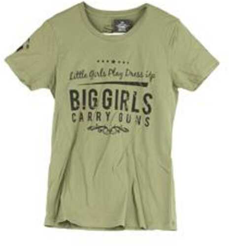 Glock Big Girls T-shirt Od Green Small