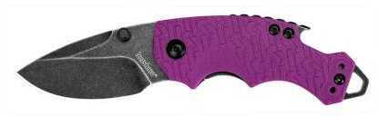 Kershaw Shuffle Purple BLACKWASH 2.4" Blade