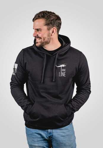 Nine Line Apparel Hoodie Thin Blue Black X-large