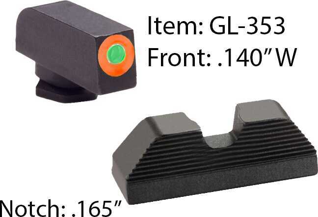 Ameriglo Glock UC Tritium Sights For 17/39-img-0