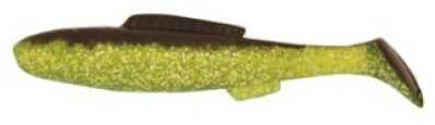 H&H Cocahoe Minnow Tails 3In 50bg Chartreuse Glitter/Black Back Md#: CMR50-04