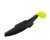 H&H Cocahoe Minnow Tails 3In 50bg Black/Chartreuse Md#: CMR50-25