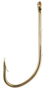 Eagle Claw Bronze Baitholder Hook Offset 100/Bx