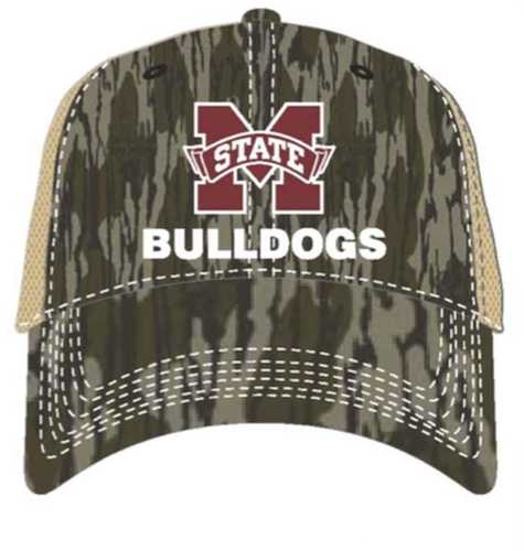 National Cap & Sportswear Woody Mobl/khaki Mesh Bk Ms State