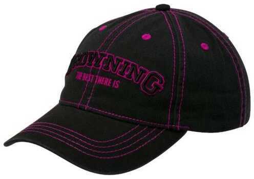 Browning Heidi Women's Cap, Slide Buckle Closure, Black/Mulberry Md: 308030661