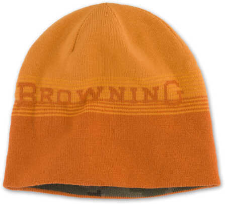 Browning Men's Alpine Reversible Beanie, Orange