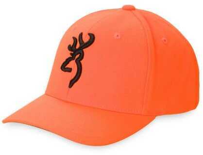 Browning Flexfit Safety Cap- Blaze Size L/XL