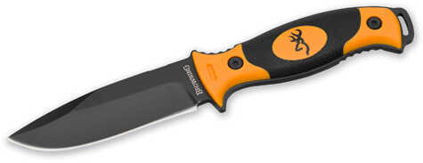 Browning Fixed Blade Knife Ignite Black & Orange W/Sheath Model: 3220161