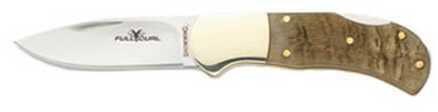 Browning Full Curl Sheep Folding Knife 440 Stainless Steel Drop Point Md: 322107