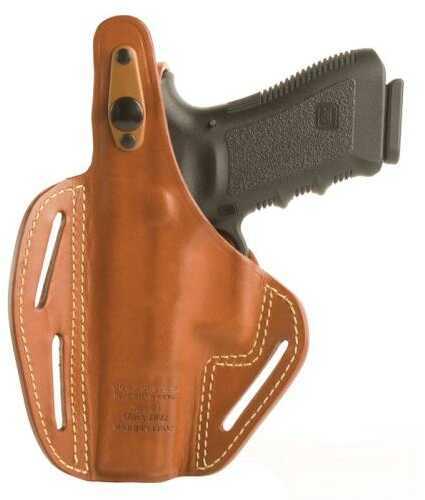 BlackHawk for Glock 26/27/33 Leather 3-Slot Pancake Holster- Brown