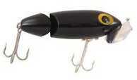 Arbogast Jointed Jitterbug 3/8 oz Black G620