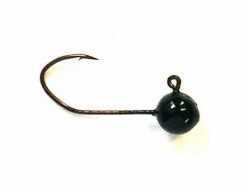 H&H Ball Jig Heads 1/8 10Pk Black Md#: B1810-06