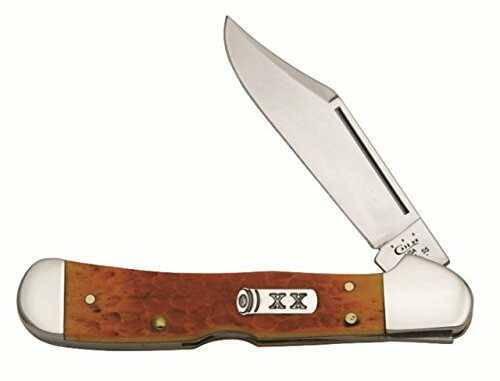 Case Copperlock 1 Blade 4 1/4" Persimmon Bone