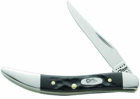 Case Small Texas Toothpick 1 Blade 3" Rough Black