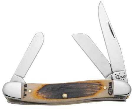 Case Cutlery Amber Bone Rancher CV Medium Stockman Knife