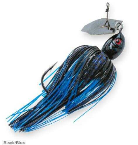 Z-Man Fishing Products Project Z Chatterbait 3/8 Ounce Lure, Black/Blue Md: CB-PZ38-08