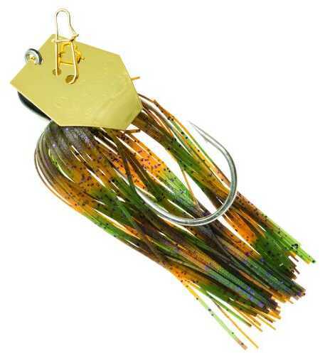 Z-Man Fishing Products Chatter Bait 3/8 Ounce Green Pumpkin Purple Lure, Md: CB38-70