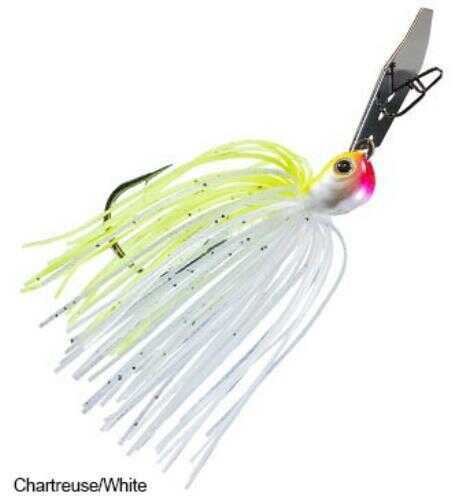 Z-Man Chatterbait Jack Hammer Jig 1/2 Ounce Chartreuse/White Pack of Md: CBJH12-02