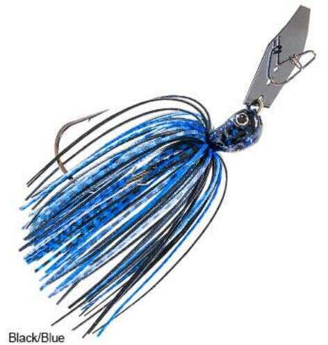 Z-Man Chatterbait JackHammer Lure, 1/2 Ounce Black/Blue 1-Pack Md: CBJH12-06