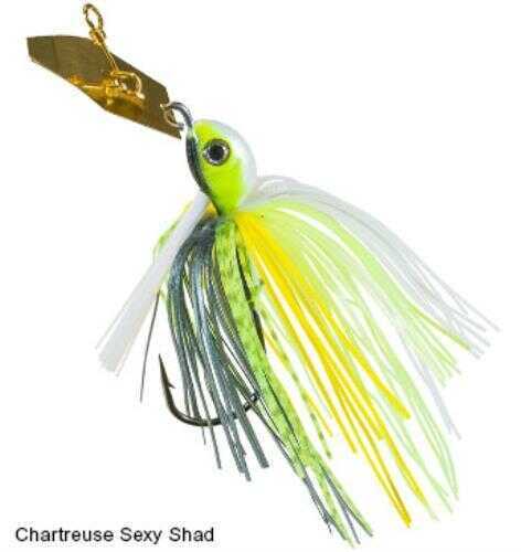 Z-Man Project Z Chatterbait Weedless 3/8Oz Chart Sexy Shad Model: CBW-PZ38-04