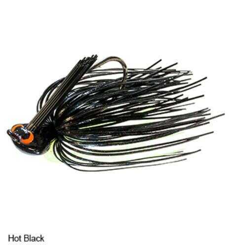 Z-Man CrossEyeZ Flipping Jig, 1/2-Ounce Hot Black, 1-Pack Md: CEFL12-05