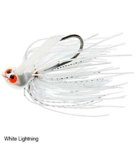 Z-Man CrossEyeZ Flipping Jig, 3/8-Ounce White Lightning, 1-Pack Md: CEFL38-06