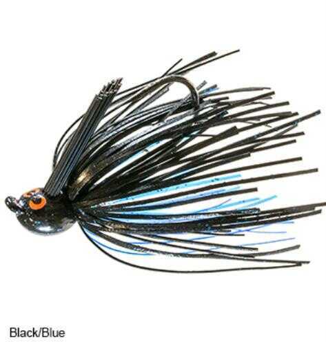 Z-Man CrossEyeZ Power Finesse Jig, 1/4 Ounce, Black/Blue, 1-Pack Md: CEPF14-01