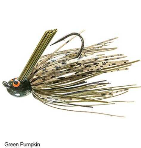 Z-Man CrossEyeZ Power Finesse Jig, 1/4 Ounce, Green Pumpkin, 1-Pack Md: CEPF14-02