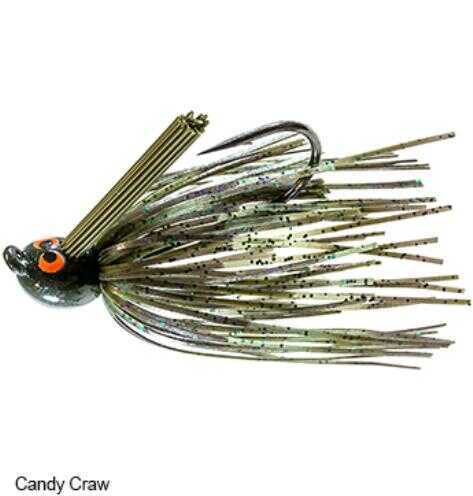 Z-Man CrossEyeZ Power Finesse Jig, 1/4 Ounce, Candy Craw, 1-Pack Md: CEPF14-04