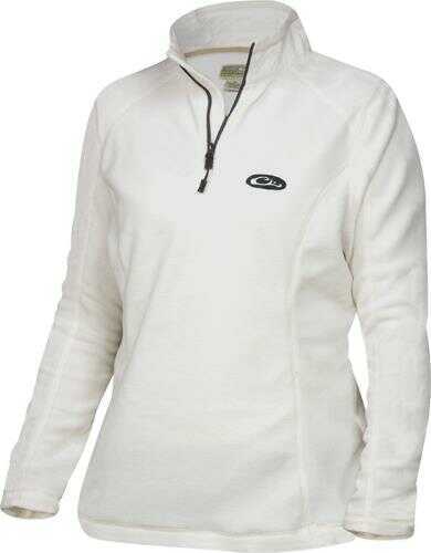 Lady Drake Camp Micro Fleece White Size- Large