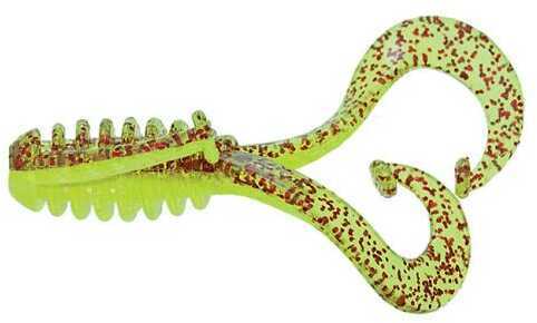 Garland Pile Diver 2.5" Chartreuse Red Glitter