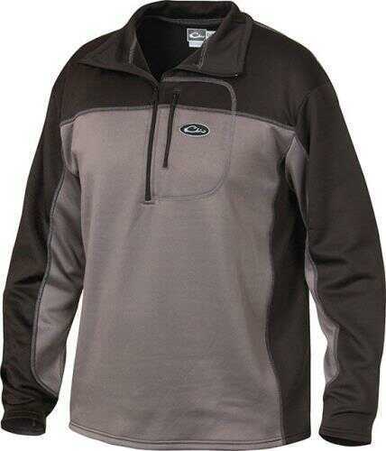 Drake Perf Stretch 1/4 Zip Black/gray Size-large