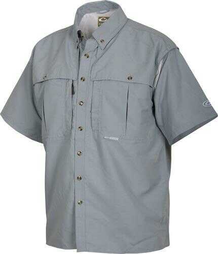 Drake Waterfowl WingShooter's Collar Shirt, Powder Blue, 2XL Md: DW2600-PWD-5