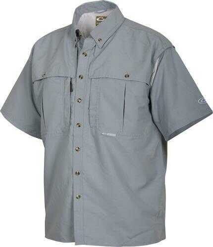 Drake Waterfowl WingShooter's Collar Shirt, Powder Blue, Large Md: DW2600-PWD-3