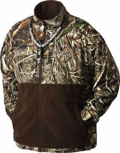 Drake Eqwader Full Zip Jacket Brown