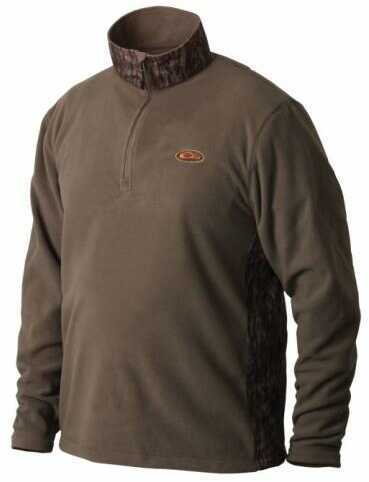 Drake Non-Typical Camp Fleece Pullover, Olive/Camo, Large Md: DW5104-006-3