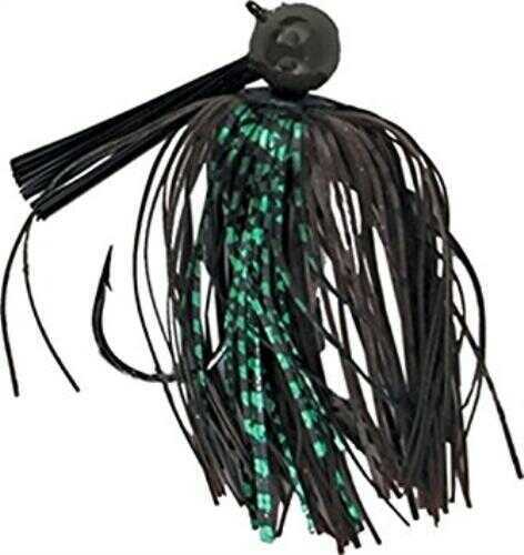 Lucky Strike Football Jig 1/2Oz Brown Green Flake Md#: MCFJ12-07-1