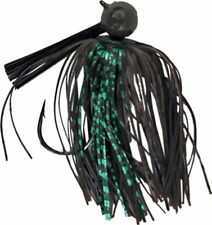 Lucky Strike Football Jig 3/8Oz Brown Green Flake Md#: MCFJ38-07-1