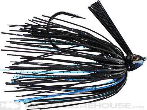 V&M Pulse Swim Jig 3/8 Black Blue