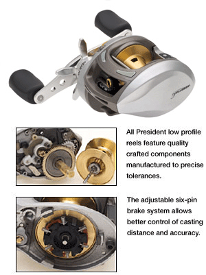 Pflueger President President2Lp Baitcasting Reel