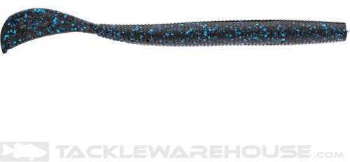 Strike King Rage Cut-R-Worm 7" Black Blue Flake