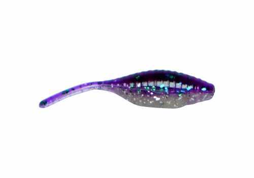 Bass Assassin Tiny Shad 1.5" 15 Per Bag Voilet Moon