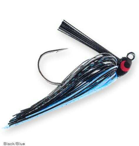 Z-Man Fishing Products 1/4 Ounce 4/0 Hook Size Jig, Black/Blue Md: SJ14-06