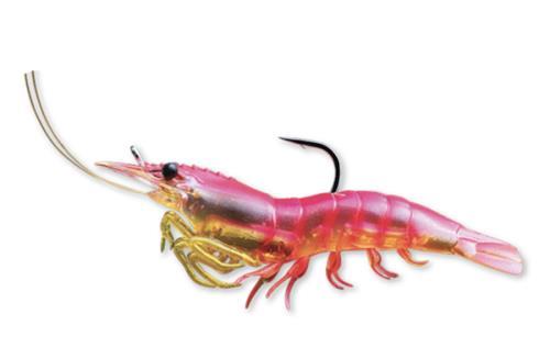 Live Target Rigged Shrimp 3" Hot Pink