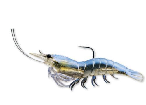 Live Targets Rigged Shrimp 3" Natural Molt