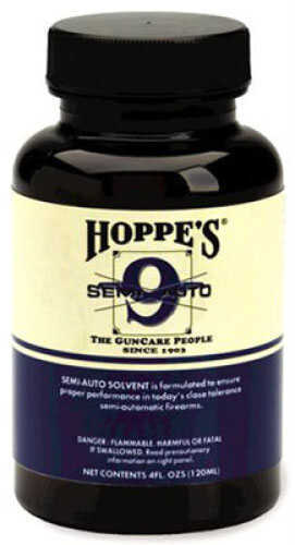 Hoppes Semi-Auto Solvent - 5 Oz Bottle Removes Copper Lead & Powder Fouling From Todays High Performance