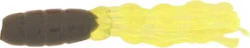 H&H Solid Body Crappie Tube 1 1/2 20Pk Black/Chartreuse Tail Md#: SBT10-03