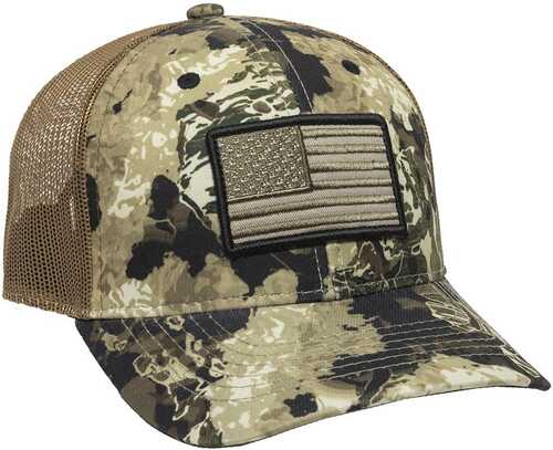 Outdoor Cap Veil Flag Whitetail/Brown Model: USA-170-V402