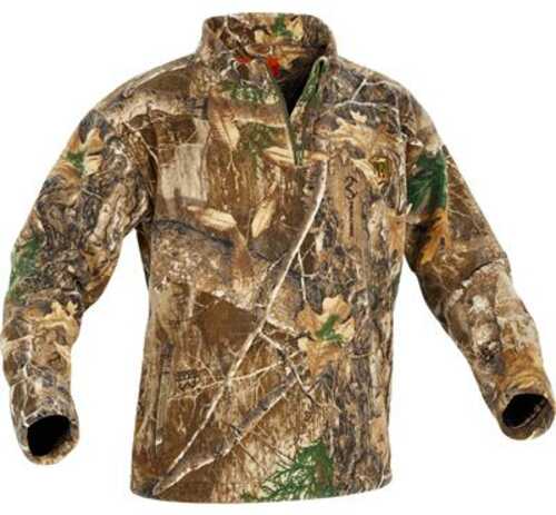 Arctic Shield Heat Echo Sherpa Fleece 1/4 Zip Realtree Edge Medium  