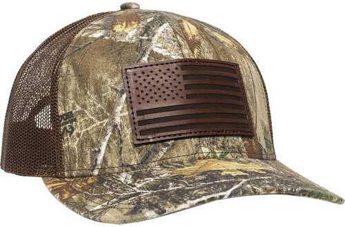 Outdoor Cap American Flag Camo Cap Realtree Edge  